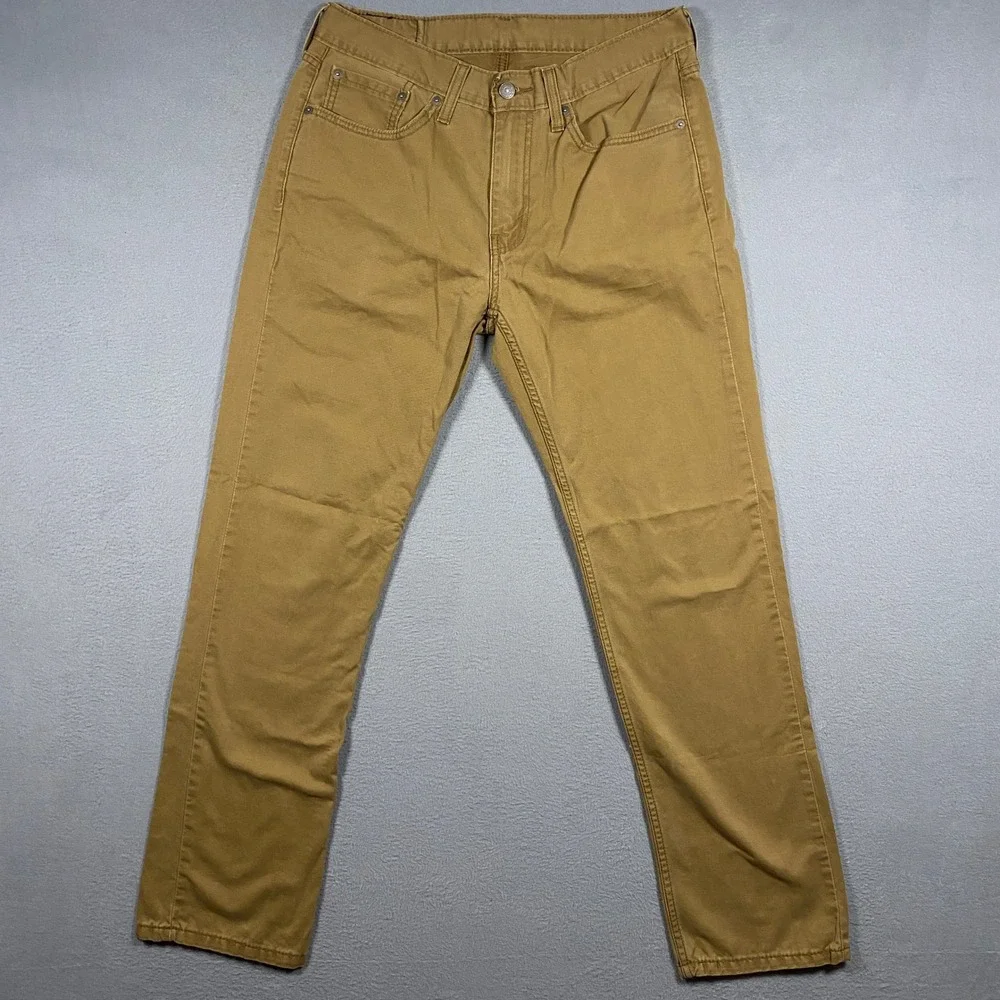 Levi's 514 Mens 32x32  Brown Slim‎ Straight Cotton Denim Jeans